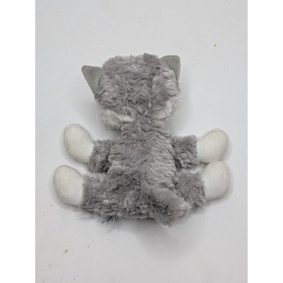 Russ Berrie Cat Kitty Gray White Paws Blue Eyes Misty Small 6.5" Plush HTF Rare - Picture 2 of 7